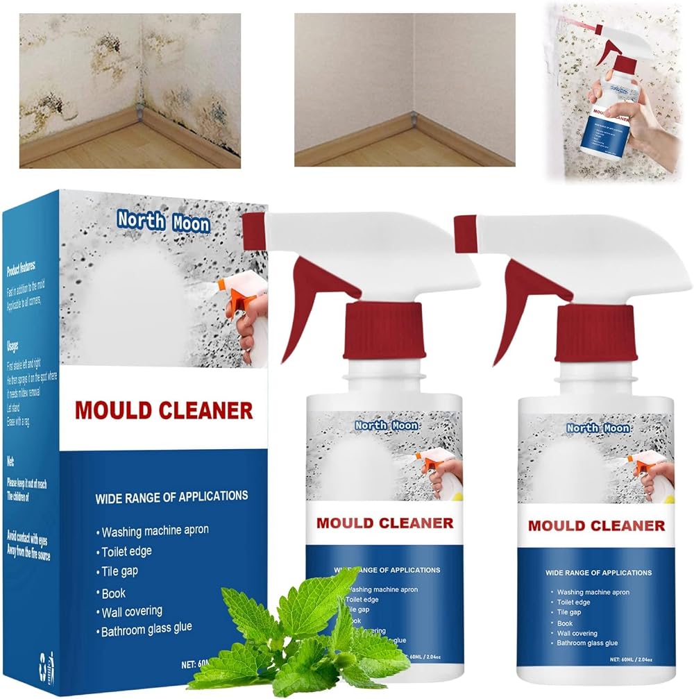 AINxtolm 2PCS Mildew Cleaner Foam, Mould Remover Spray, Effective & Safe