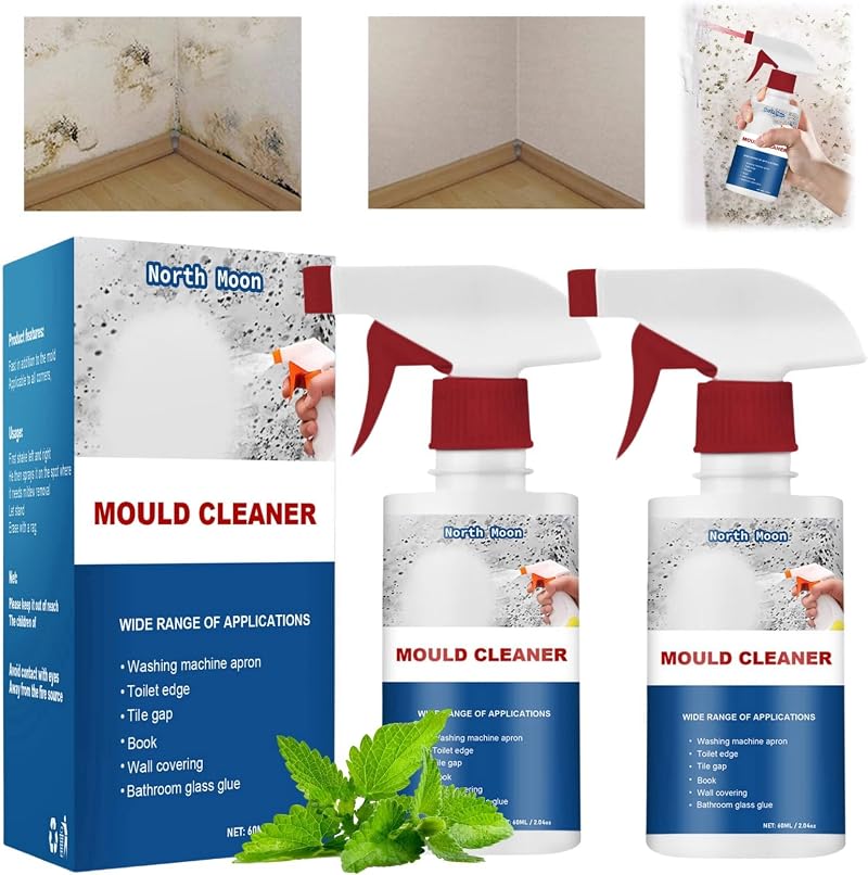 AINxtolm 2PCS Mildew Cleaner Foam, Mould Remover Spray, Effective & Safe