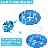 Peradix Sprinklers Pad 170cm Splash Pad Water Play Mat Garden Outdoor view 5
