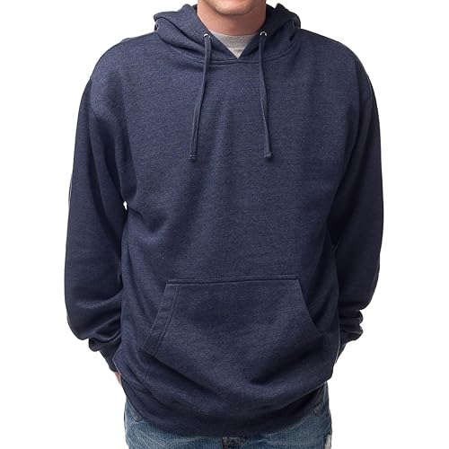 Hanes Mens Pullover Ecosmart Fleece Hooded Sweatshirt