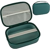 Breast Pump Carrying Case Compatible with Willow,Momcozy,Elvie Wearable Breast Pumps,Hard Shell Breast Pump Bag with Wrist Strap,Hands-Free Pump Carrying Case and Storage for Travel(Holds 2 Pumps)