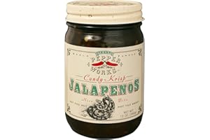 Texas Pepper Works Candy-Krisp Jalapenos, 6-pack, 12 oz jars