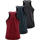 NELEUS Men's 3 Pack Running Tank Top Dry Fit Y-Back Athletic Workout Tank Tops