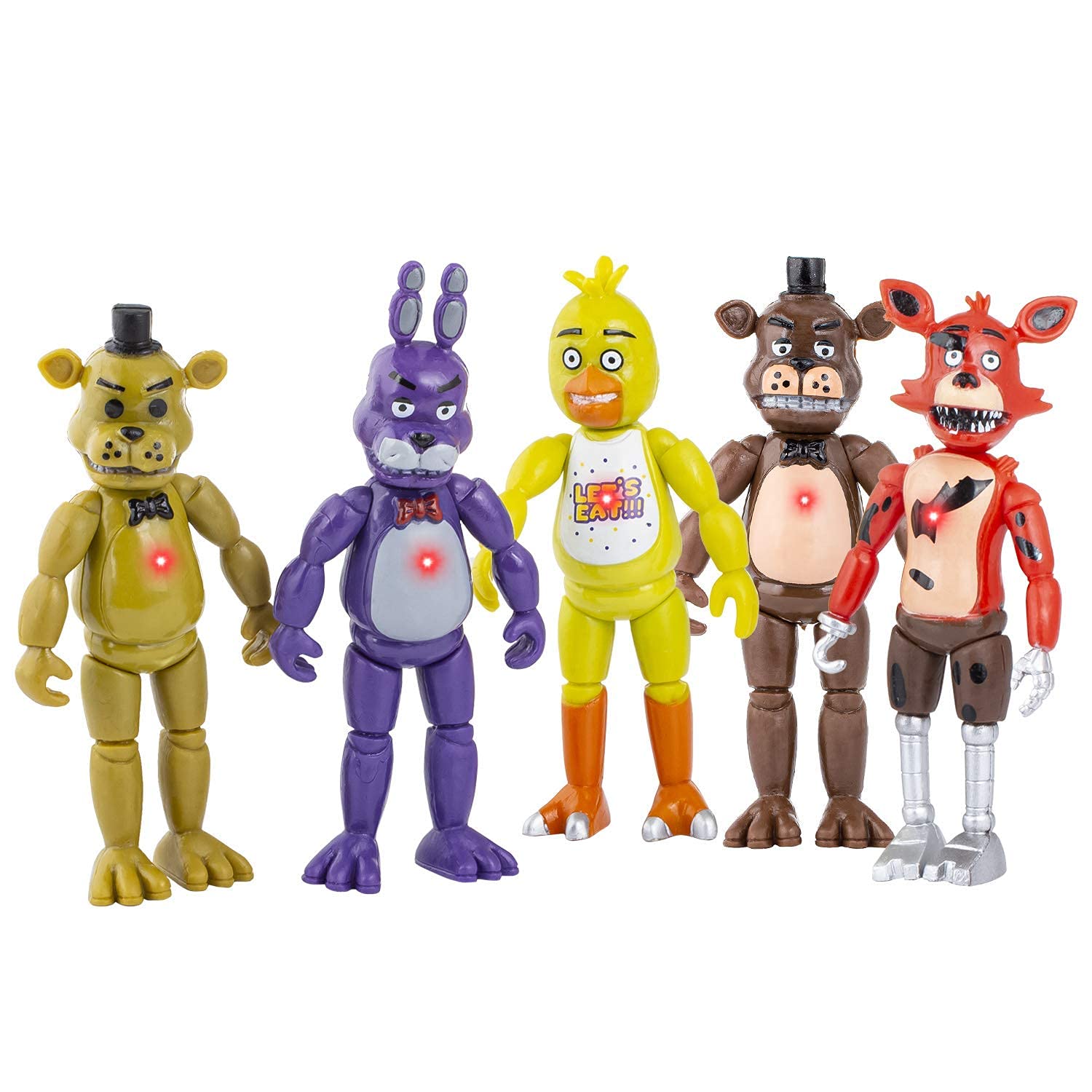Inspired by Five Nights at Freddys | New 2021 FNAF Action Figures | Action Figure Toy Set of 5 PCS | Toy Dolls for All Kids | Toys Gifts | 6 inches