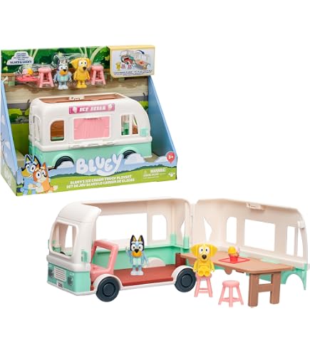 BLUEY ULTIMATE CARAVAN Adventures, jeu de camping-car avec trois