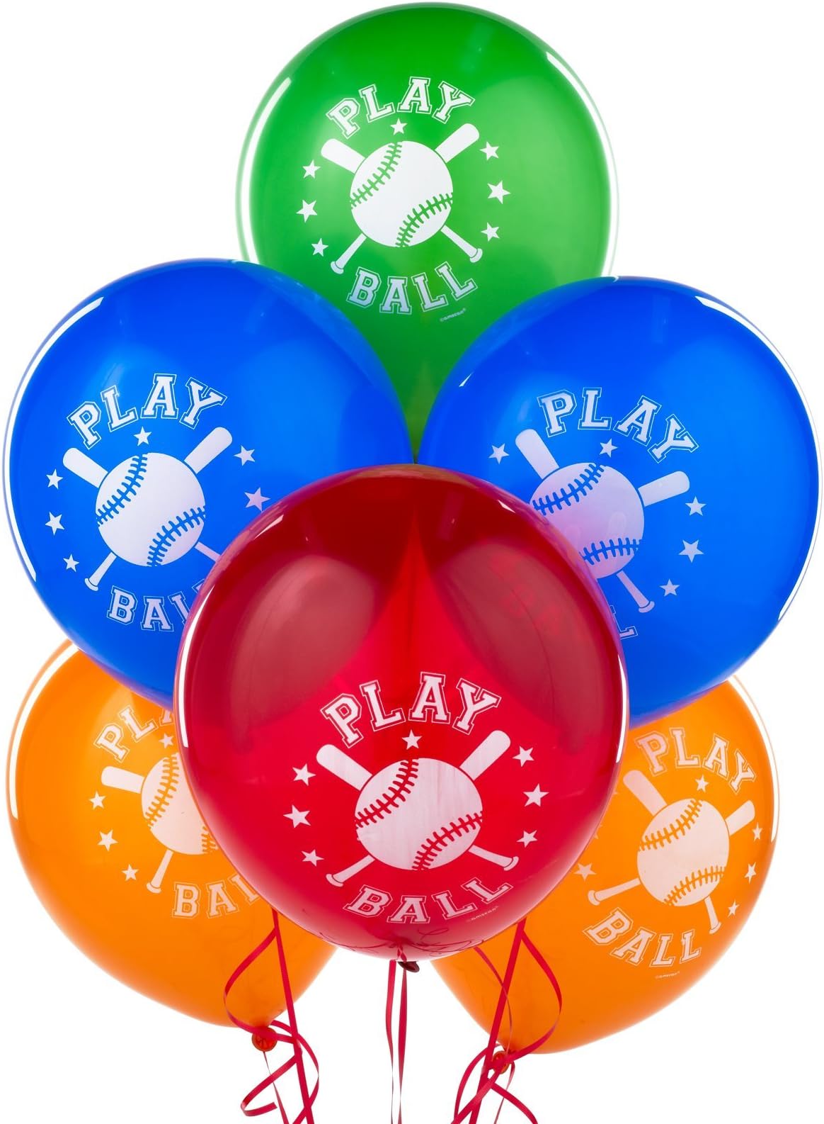 Baseball Latex Balloons Party Accessory