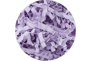 RRBOLAL Crinkle Cut Paper Shred Filler (2LB) for Easter Basket & Gift Filling,Shredded Filler for Gift Box,Crinkle Paper for Wrapping & Packing Box Filling (lavender)