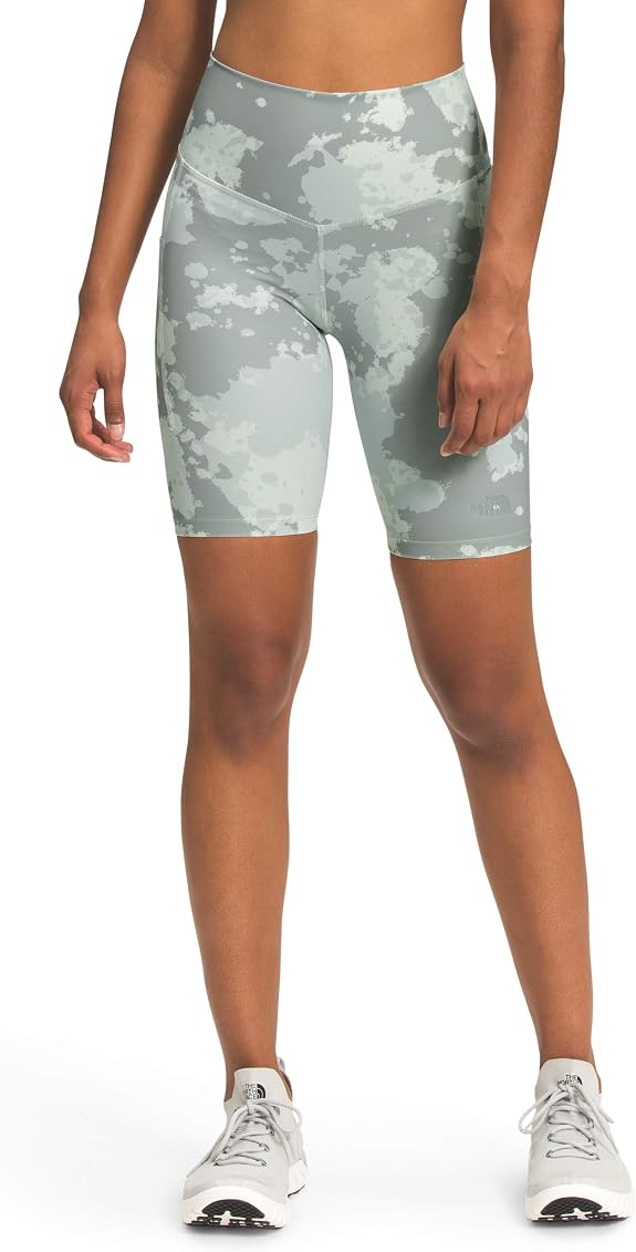 THE NORTH FACE Women's Motivation High-Rise Pocket 9 Short, Wrought Iron  Surreal Sky Print, X-Small at Amazon Women's Clothing store