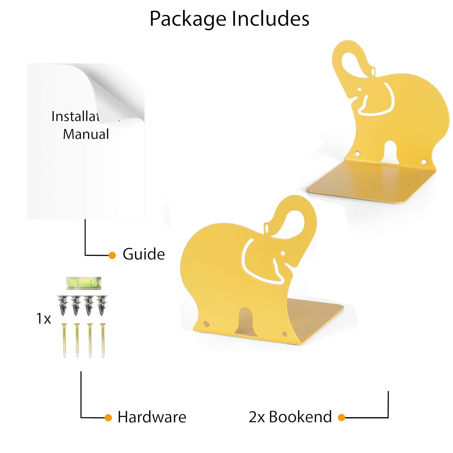 animal bookends nursery