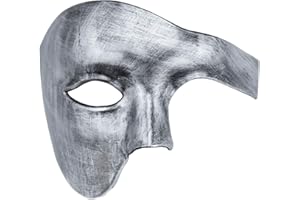 Thmyo Half Face Men's Phantom Of The Opera Vintage Design Venetian Carnival Masquerade Mask