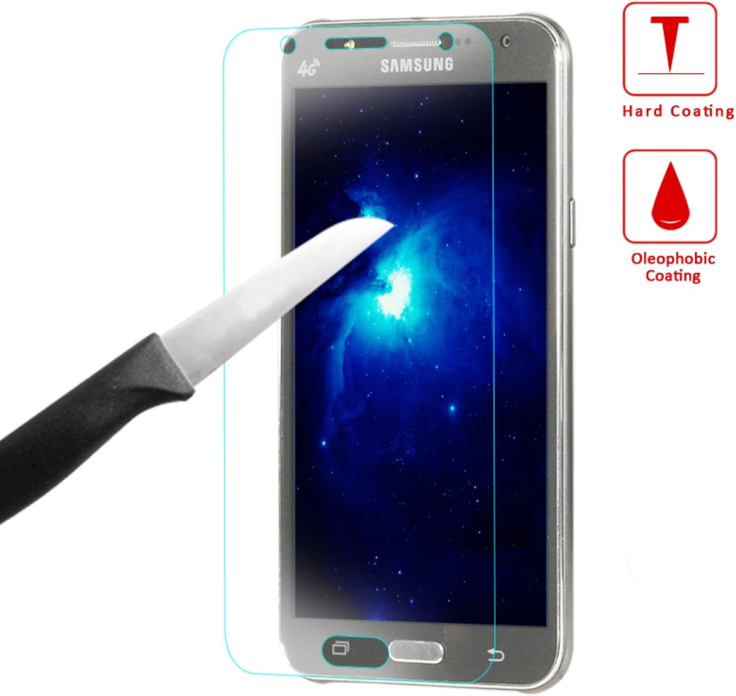 Wunderglass Screen Protetcor Compatible with Galaxy Grand 2 9H Tempered Glass Protector Screen Protector from toughened Glass foil Film