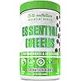 Essential Greens Powder | Optimize Health + Energy | Spectra, Organic Matcha, Spirulina, More | Probiotics & Digestion Support, Antioxidants | Stevia Sweetened, Saskatoon Berry,30 Serv, Non-GMO, Vegan