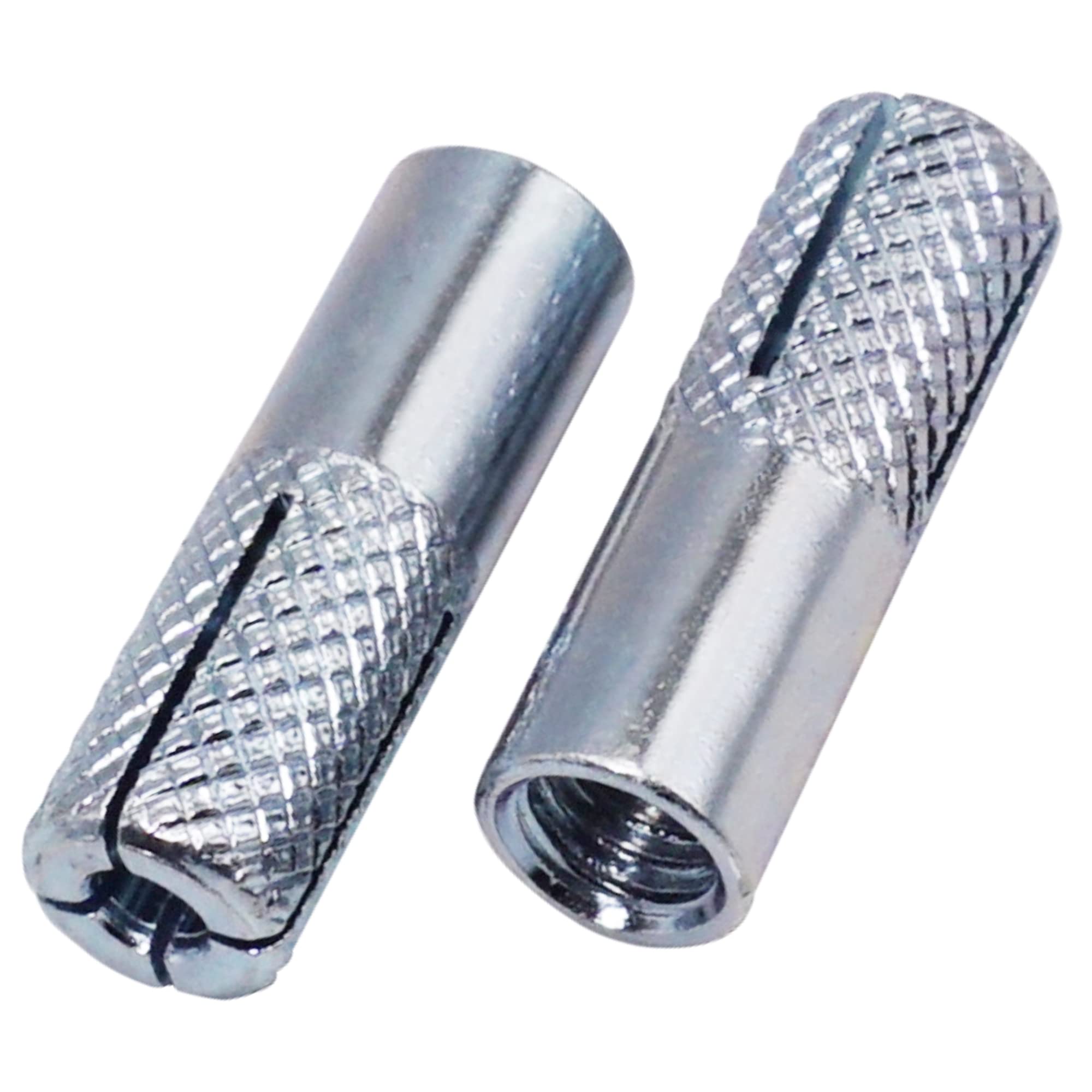 SKIR'CO (10 pcs) Knurled Drop in Anchors M6 x 25 mm, Expansion Bolt Sleeve, Wall Dowels, Concrete Anchor โ image 1