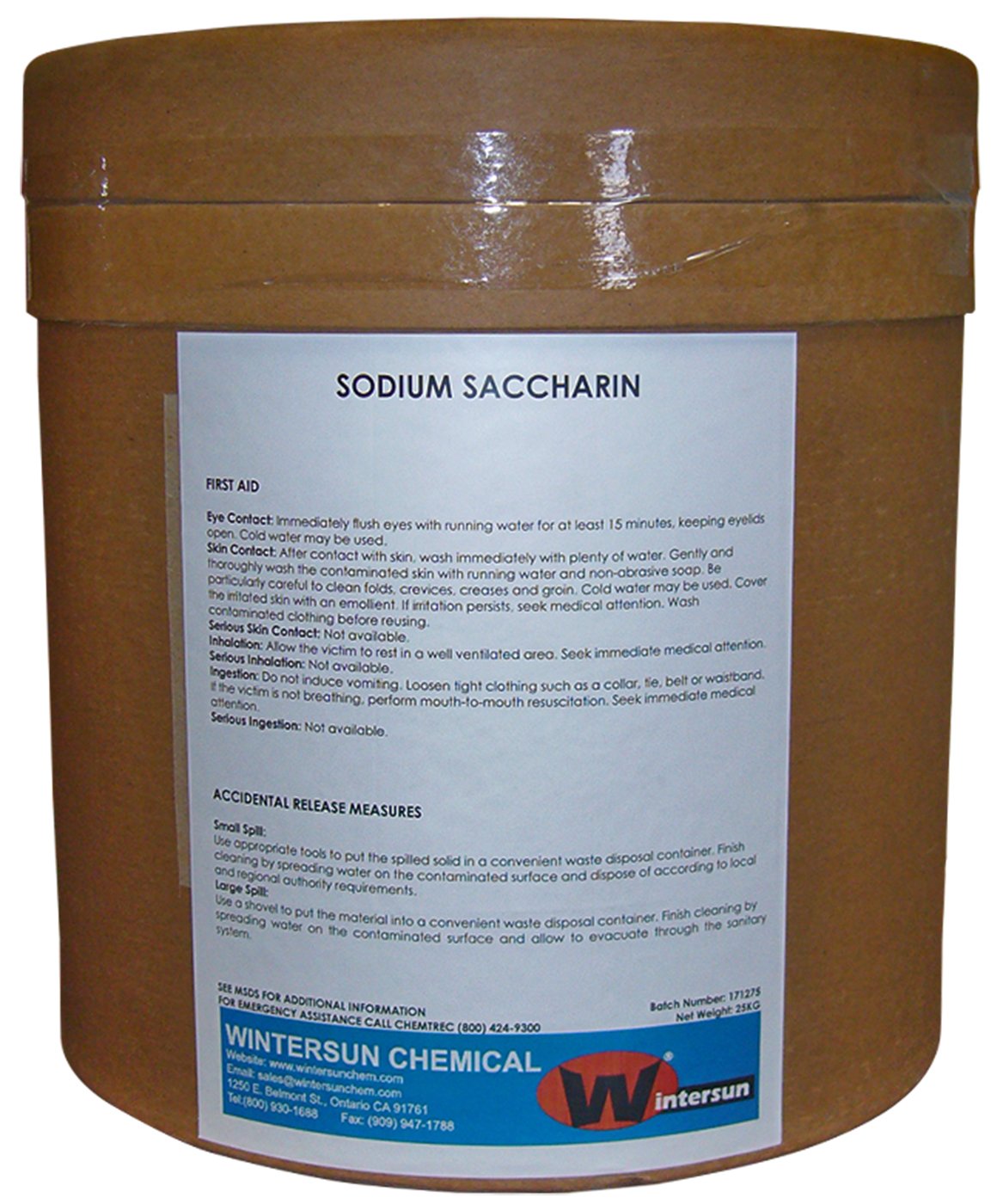 Sodium Saccharin [6155573] [CAS_C7H4O3NSNa.2H2O] USP/ BP 99+ White