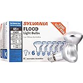 Sylvania Incandescent R20 Flood Light Bulbs, 45W, 230 Lumens, 2850K, Warm White, Value Pack - 6 Pack (15676)