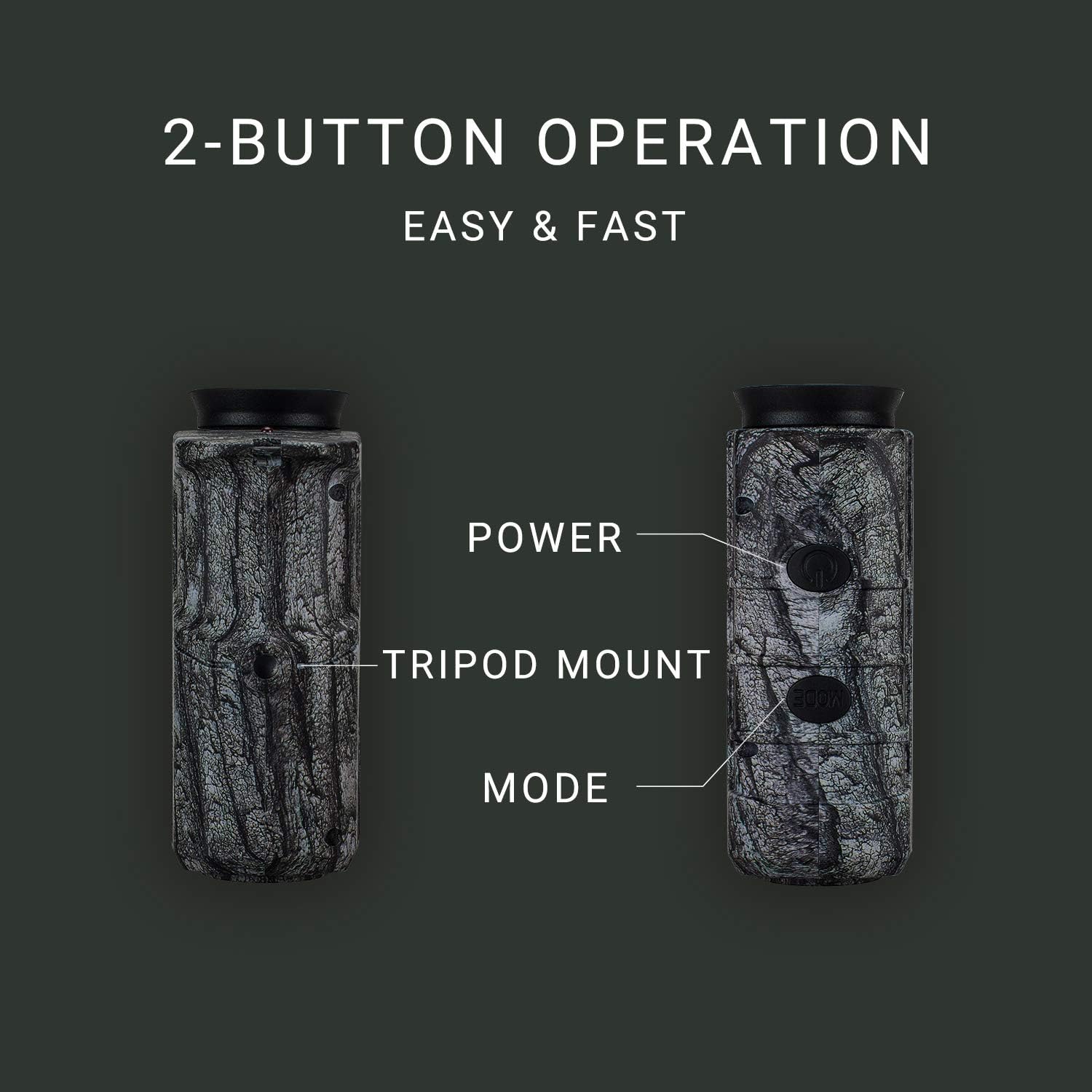 AILEMON 6X Laser Range Finder Rechargeable for Hunting Bow Rangefinder Distance Measuring Outdoor Wild 650/1200Y with Slop Flaglock High-Precision Continuous Scan (CAMO1) : Sports & Outdoors