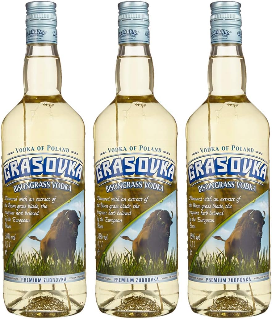 Grasovka Bisongrass Vodka 38, 3er Pack (3 x 0.7 l) Amazon.de Bier