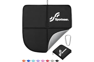 Sportneer Portable Seat Cushion, Lightweight Folding Stadium Seat Cushion Waterproof Sitting Pad Travel Cushion for Outdoors 