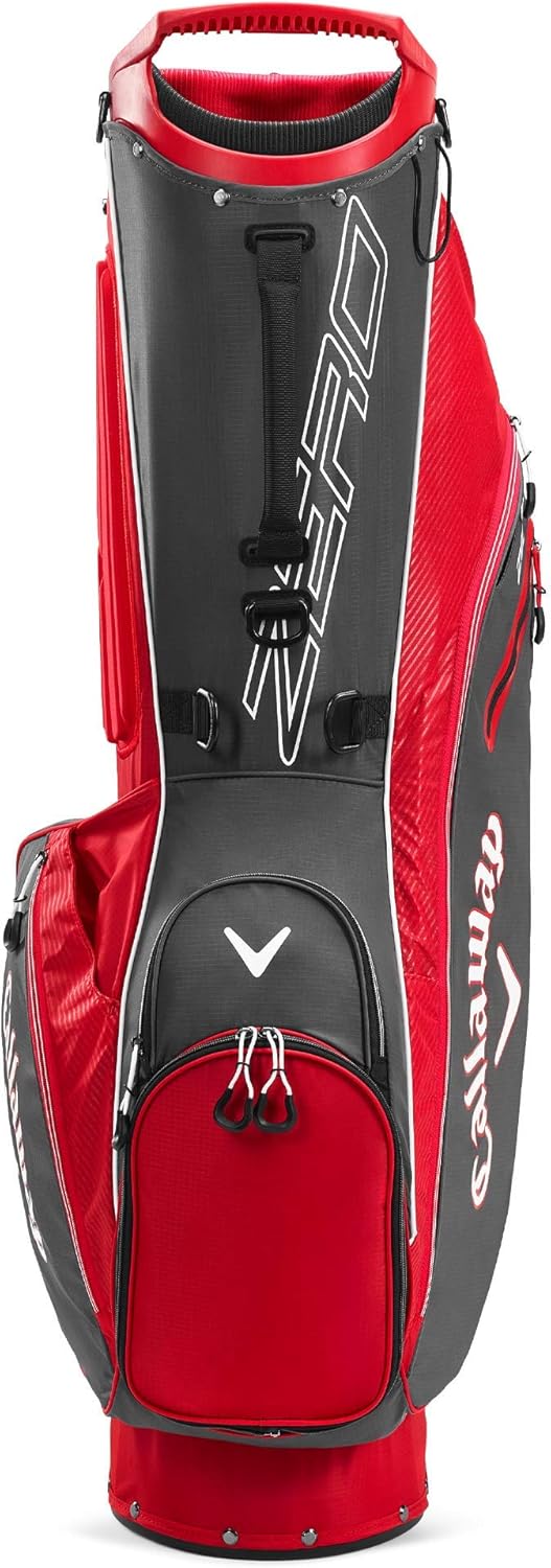 Callaway Golf 2020 Hyperlite Zero Lightweight Stand Bag (Black/Charcoal/White, Double Strap) : Sports & Outdoors