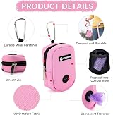 COOWONE Dog Treat Pouch Hands Free with Carabiner 900D Oxford Bag view 4