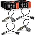 A-Premium O2 Oxygen Sensor Compatible with Land Rover Range Rover 2006-2009, Range Rover Sport 2006, LR3 2005-2006, 4.0L 4.2L 4.4L, Upstream and Downstream, 4-PC Set, Replace# MHK500870, 30774700
