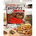 500 Gram - Authentic UNCOOKED Prawn Crackers - Crispy Shrimp Flavor Chips for Snacking and Entertaining - Gluten-Free, Asian Movie Snack, Umami Flavor, Party Snacks, Light and Crispy Texture for Salad Topping- Family Size, Great for Sharing