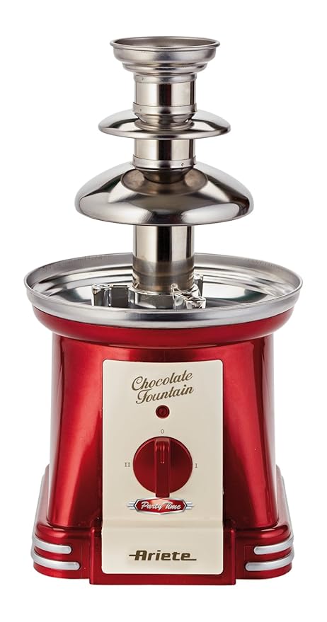 Ariete 2962 Chocolate Fountain Party Time Fuente, Rojo