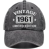 Vintage 1964 1963 1962 1961 1960 1959 1958 1957 1956 1955 Limited Edition Adjustable Embroidered Baseball Cap