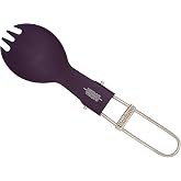 Vargo Titanium Folding Spork, Lavendar - Ultralight, Compact and Durable