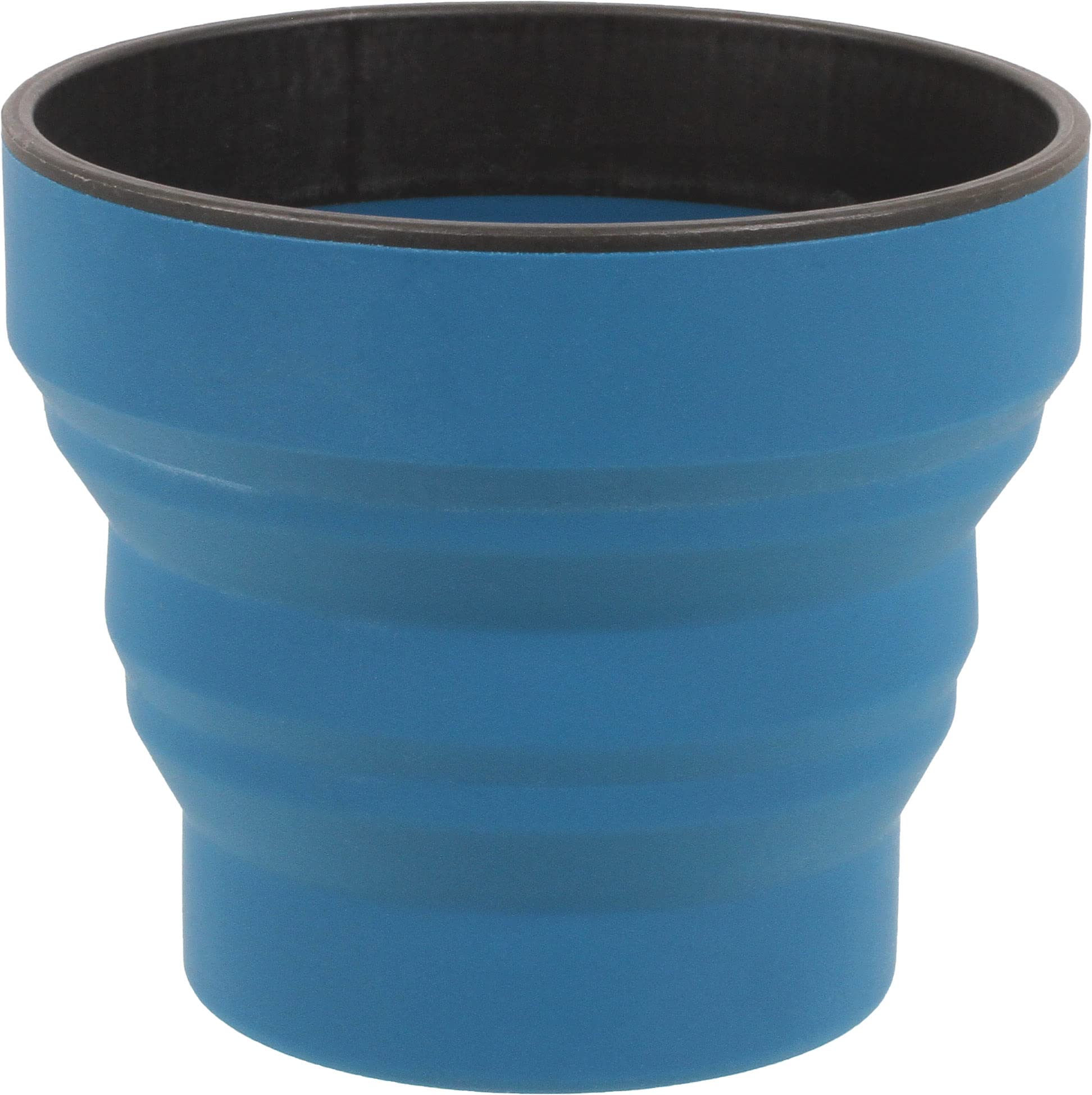 Lifeventure Silicon Ellipse Collapsible and Portable Mug for Camping, Travel & Outdoor - Navy Blue