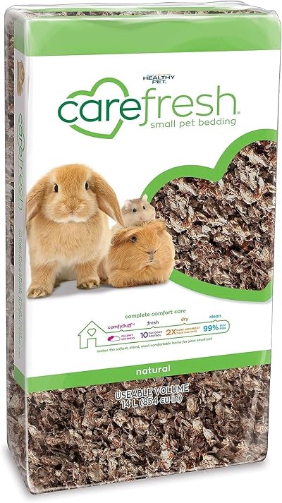 Carefresh Natural Animal Bedding 14L Small Mammals odor control absorbent