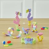 PLUS PLUS Building Blocks Toy 240 pcs Pastel STEM Creative Learning Kids 5+ view 5