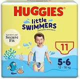Huggies Little Swimmers Swim Pants Size 5-6 11 Nappies 12-18 kg 26-40 lb