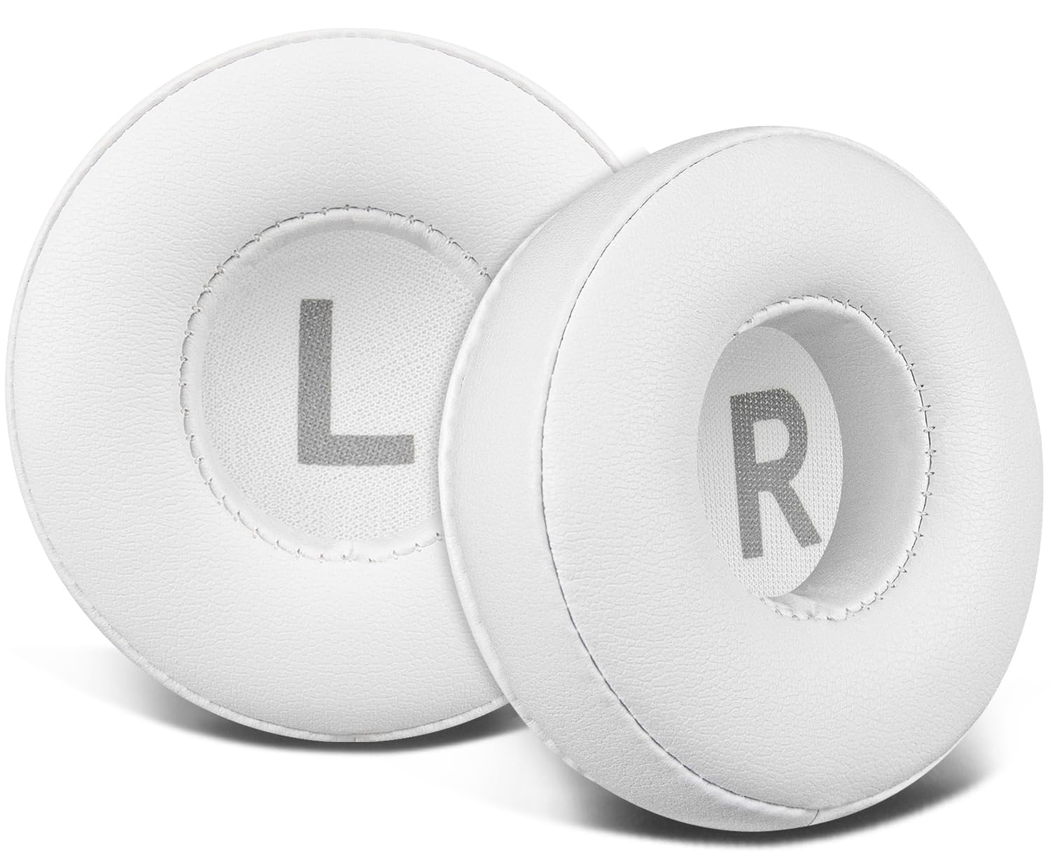 SOULWIT Earpads Replacement for JBL Tune 450BT/Tune 460BT/Tune 500BT/Tune 510BT/Tune 520BT/JR 300BT/JR 310BT/E40BT/Junior 320BT, Ear Pads Cushions with Soft Protein Leather - White