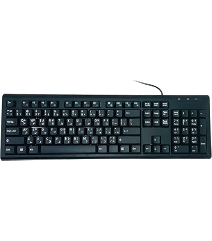 (未使用･未開封品)Keyboard (ENGLISH/IRISH) Russian/English Language 78 Keys Slim Lightweight Portable