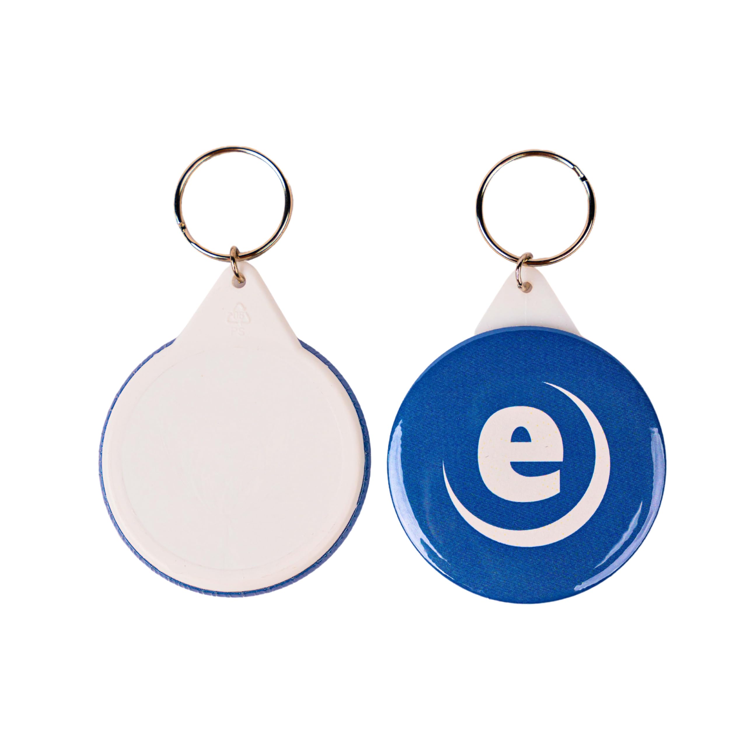 250 x 45mm Keyring Component Set – Includes Parts to Make 250 Keyrings | Compatible with eBadges & Enterprise Badge Maker Machines