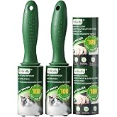 Fedicelly Extra Sticky Lint Rollers Pet Hair Remover for Laundry Clothes Furniture Carpet,Total 400 Sheets Lint Rollers Refills Dog Cat Hair Lint Remover Brush Couch