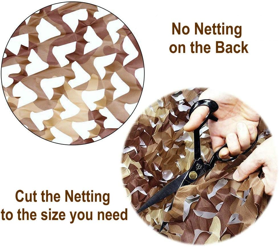 FLYEGO Military Camo Netting, Camouflage Tarp Mesh Net, Lightweight Waterproof for Sunshade, Canopy, Party Decoration, Hunting Blind and Car Vehicle Cover : Sports & Outdoors