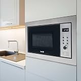 Dellonda Baridi 25L Integrated Microwave Oven with Grill 900W Stainless Steel view 4