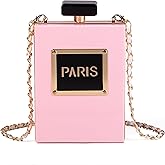 Renabro Paris Perfume Shaped Black Bag Transparent Clear Acrylic Purses Clutch Evening Bags Vintage Banquet Handbag For Women
