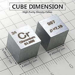 Chromium Cube - 10mm Pure Metal Element Cubes