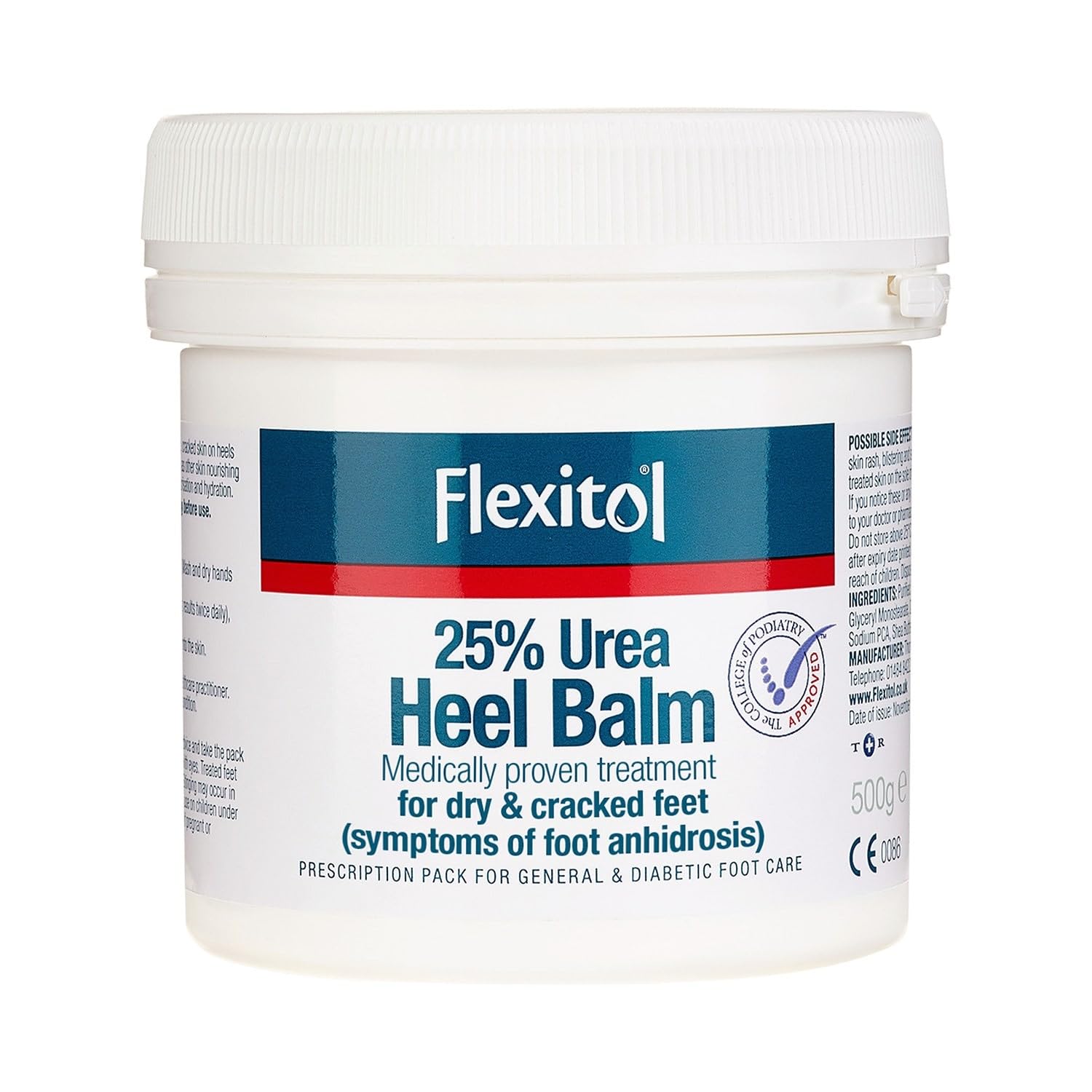 Flexitol Heel Balm 500g - Intense Moisturizer for Dry, Cracked Heels
