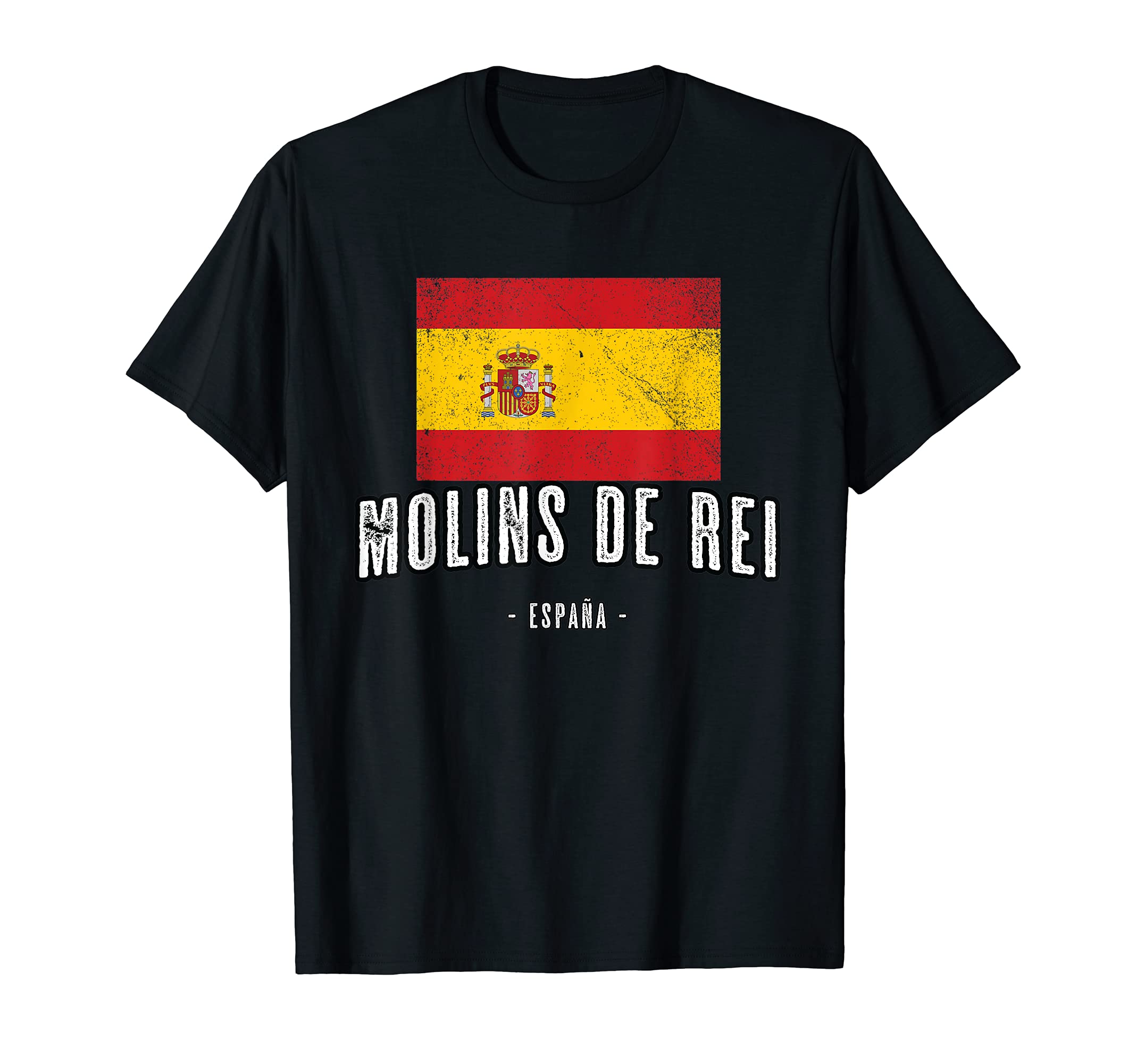 Molins de Rei Spain | ES Flag, City - Bandera Ropa - T-Shirt