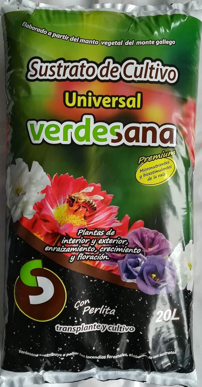 VERDESANA Sustrato de Cultivo Universal 20 litros: Amazon.es: Jardín