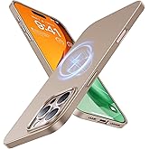 TORRAS Magnetic Slim-Fit for iPhone 16 Pro Max Case 6.9 inch, Ultra-Thin 16 ProMax Phone Case Compatible with MagSafe, Light Anti-Scratch Matte Hard PC Bayer OriginFit, Desert Titanium