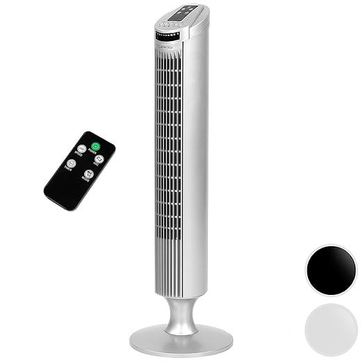 Jago Turmventilator Ventilator Standventilator mit Timer und