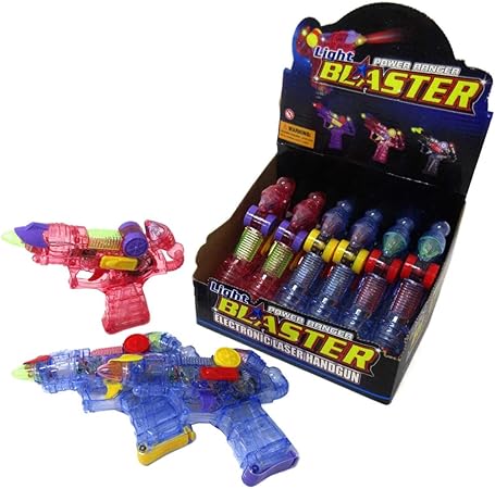 Amazon 光るシースルーピストル パワーレンジャー 2色アソート 6個入りbox おもちゃ雑貨 おもちゃ