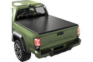 Outsunny 5'6'' Soft Tri-Fold Truck Bed Tonneau Cover, Fits 2015-2025 Ford F-150 5.5 ft Bed, Truck Bed Cover with Seal Strip, 