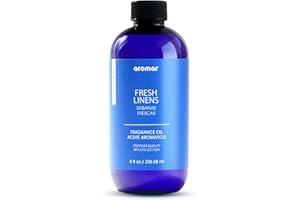 AROMAR Premium Fragrance Oil - Essential Oil for Diffusers & Home Aromatherapy - Fresh Linens 8oz