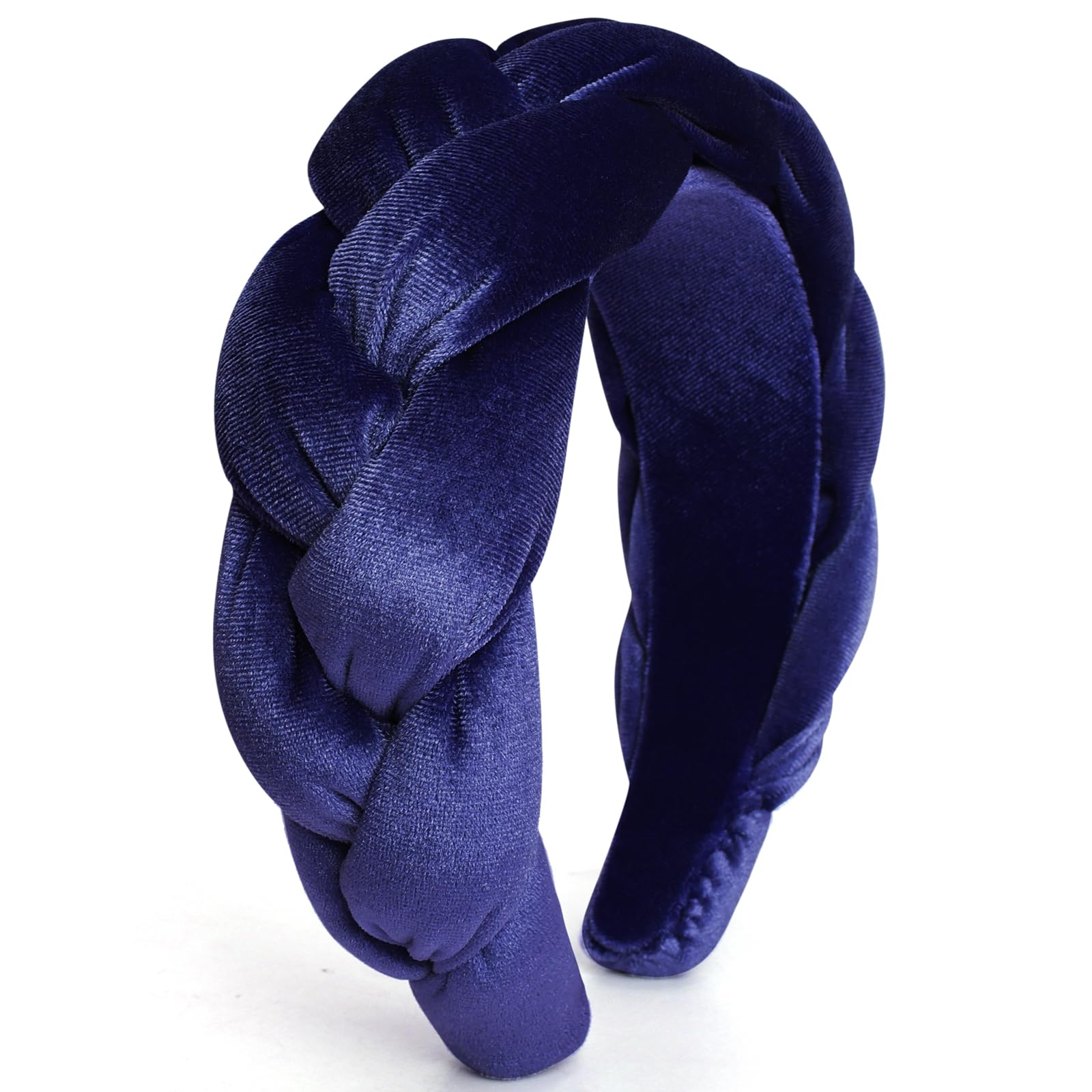 DRESHOW Velvet Braided Headband Women Hair Hoop Elastic Hair Bands Fashion Headbands for Women